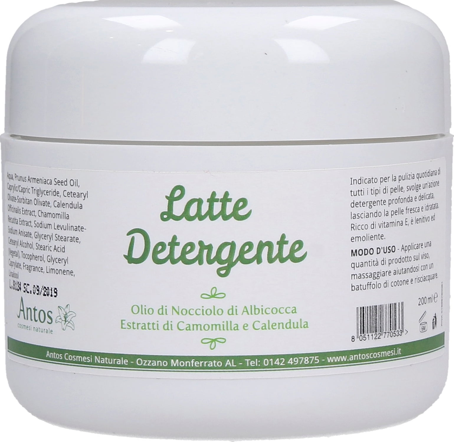 Antos Latte Detergente 200ml