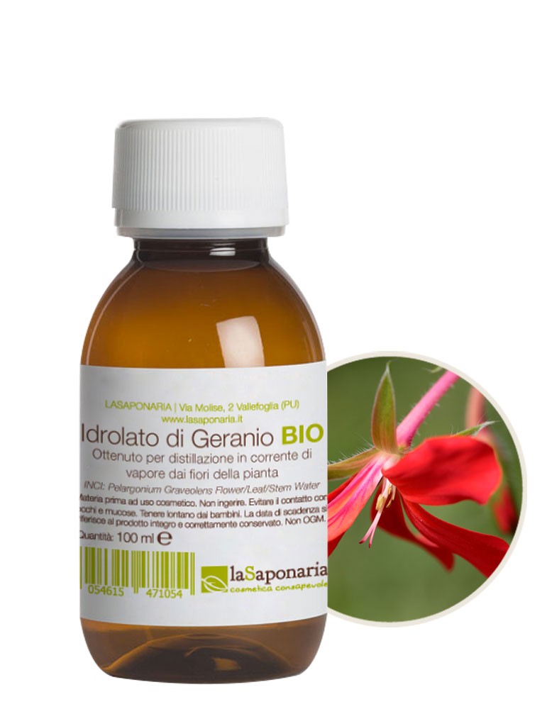 La Saponaria Idrolato di Geranio Bio 100ml