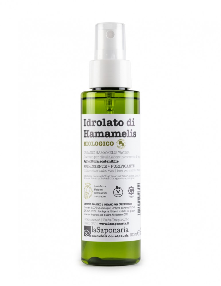 La Saponaria Idrolato di Hamamelis Spray Bio 100ml