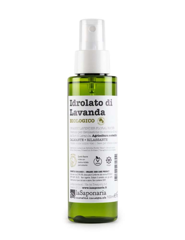 La Saponaria Idrolato di Lavanda Spray Bio 100ml