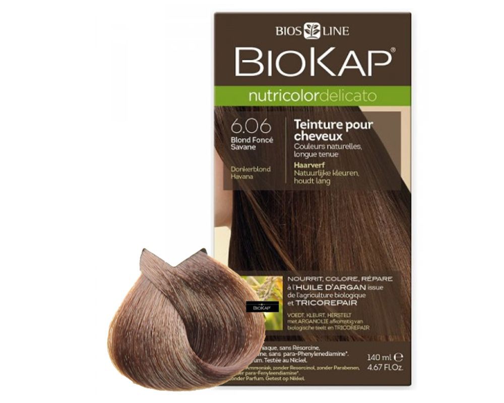 Biosline Biokap - Nutricolor Delicato 6.06 Biondo scuro Avana 140ml