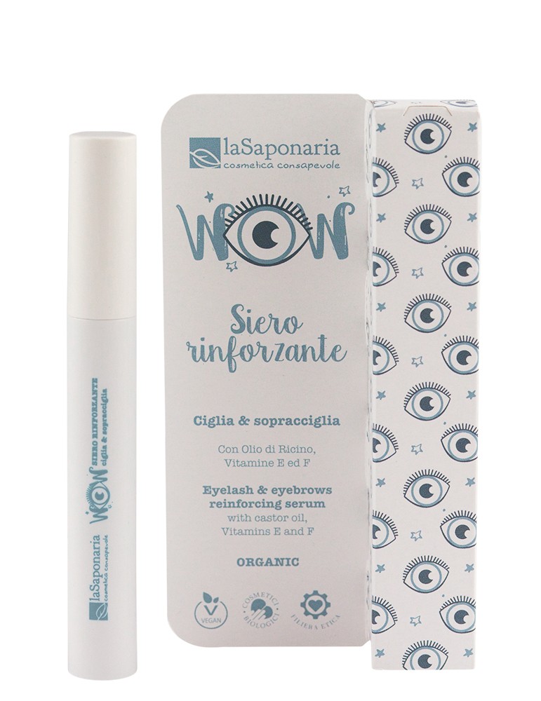 La Saponaria Siero rinforzante Ciglia e Sopracciglia 10ml