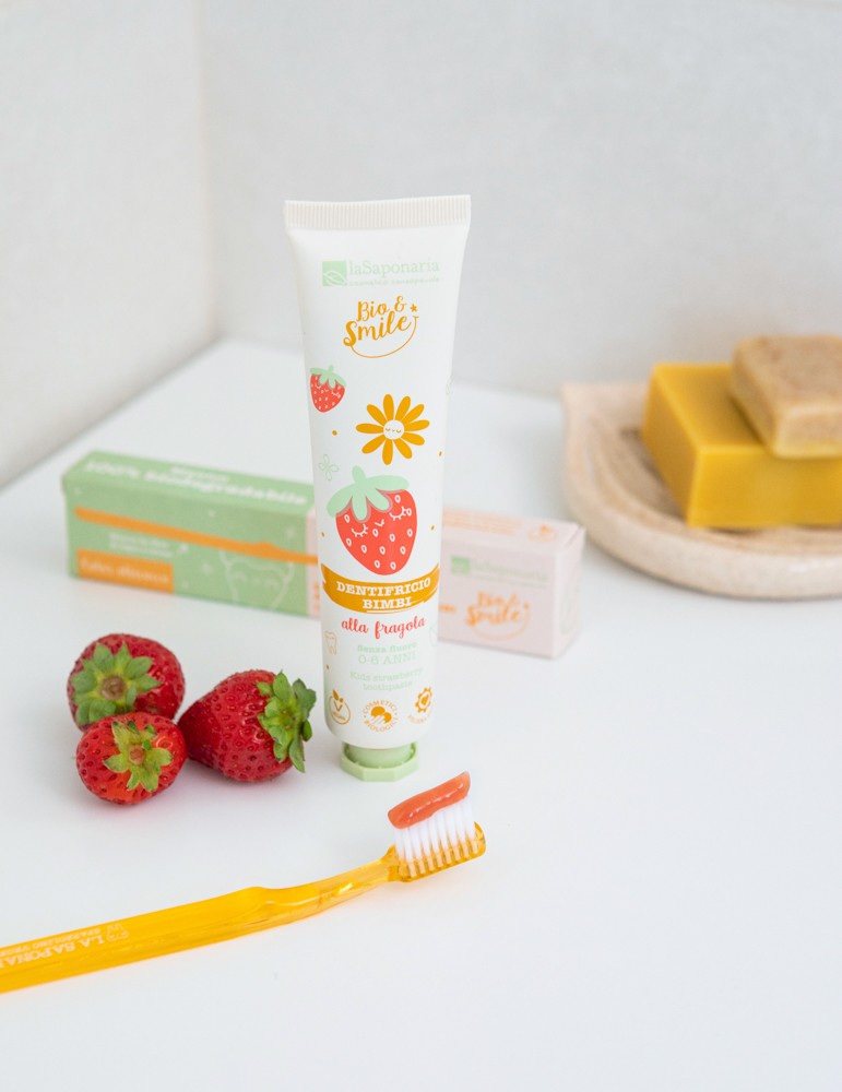 La Saponaria Dentifricio Lenitivo Bimbi Fragola