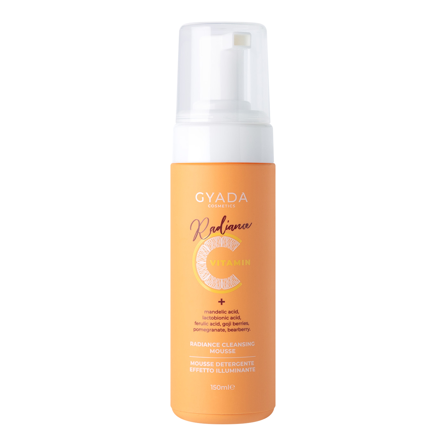 Gyada Cosmetics Mousse Detergente Illuminante 150ml