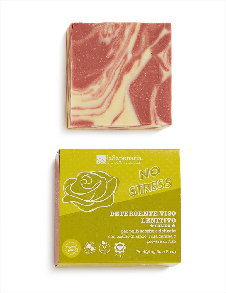 La Saponaria No Stress Detergente Viso Lenitivo Solido 70gr