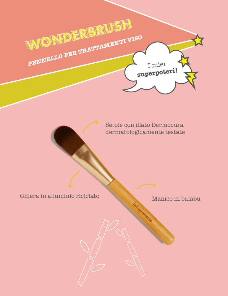 La Saponaria Wonderbrush - Pennello per Trattamenti Viso