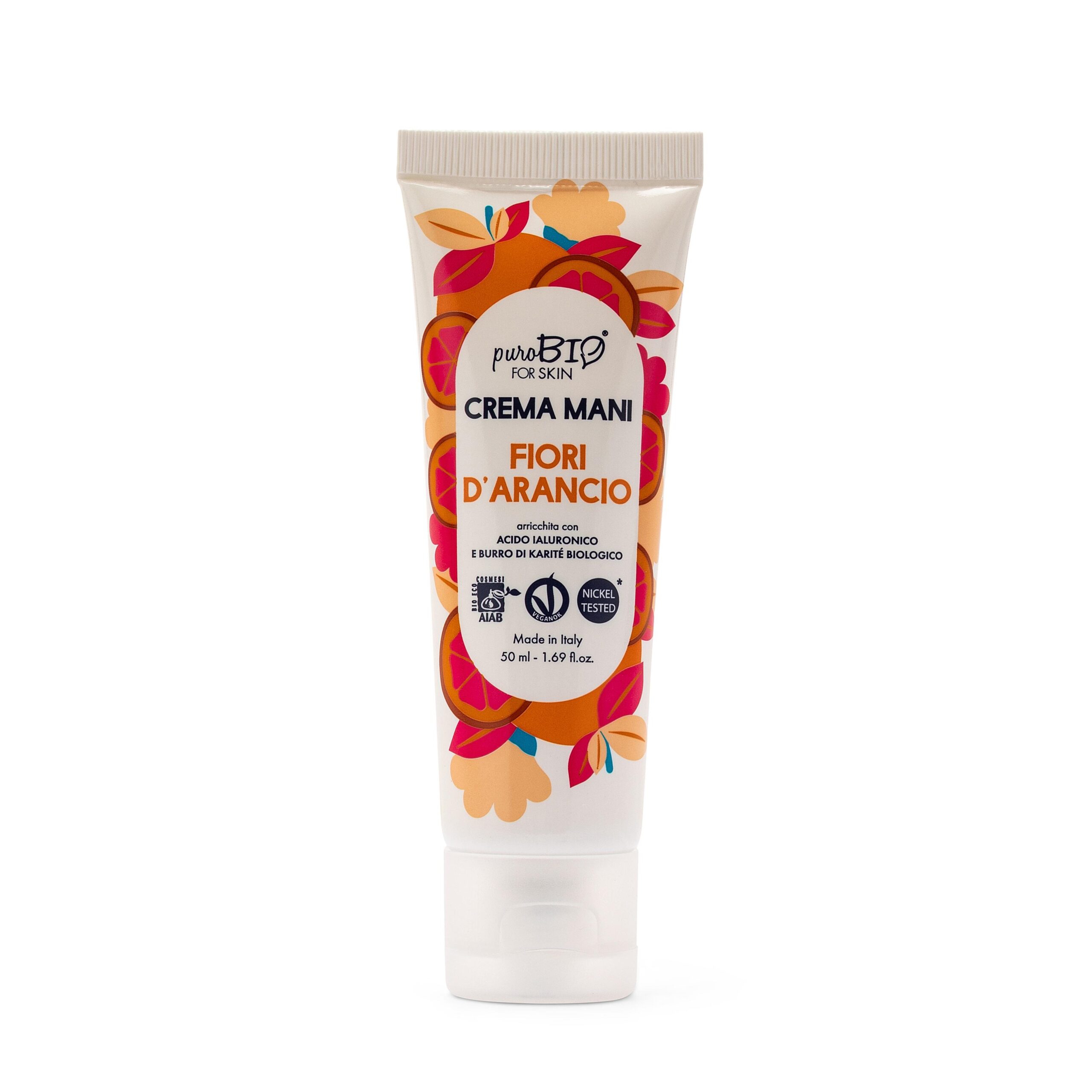 Purobio Crema Mani Fiori d'arancio 50ml