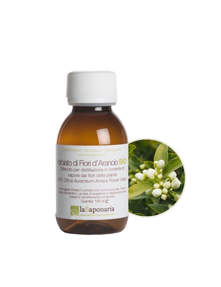 La Saponaria Idrolato di Fiori d'arancio Bio 100ml
