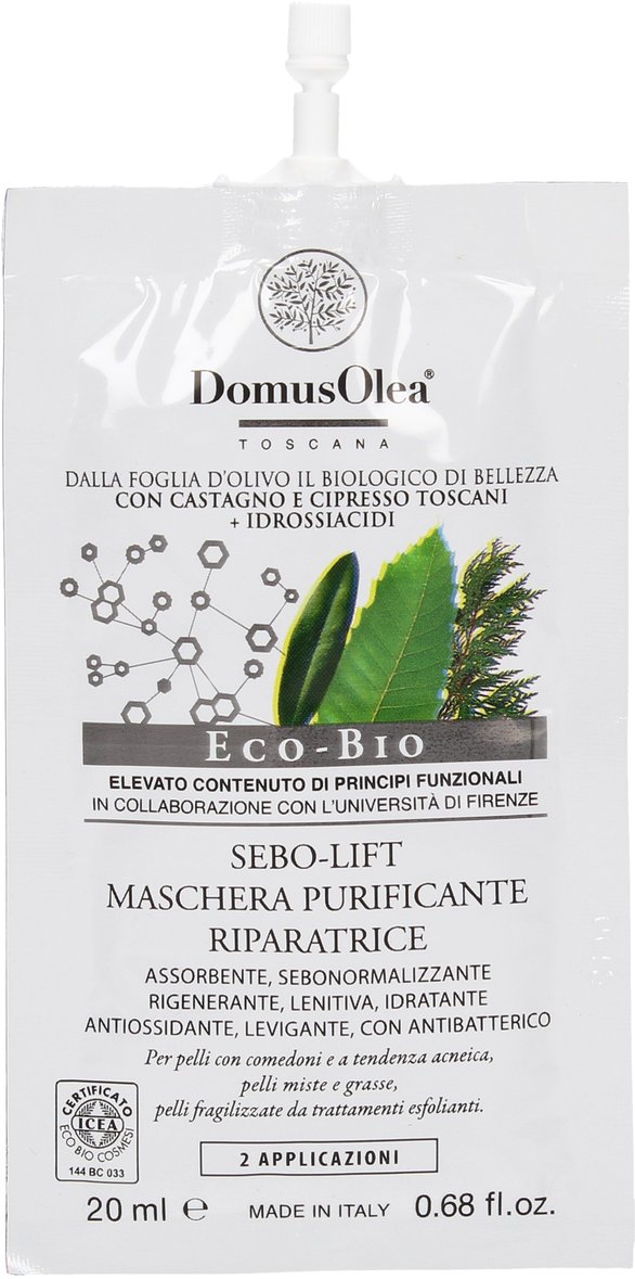 Domus Olea Toscana Sebo-Lift Maschera Purificante Riparatrice