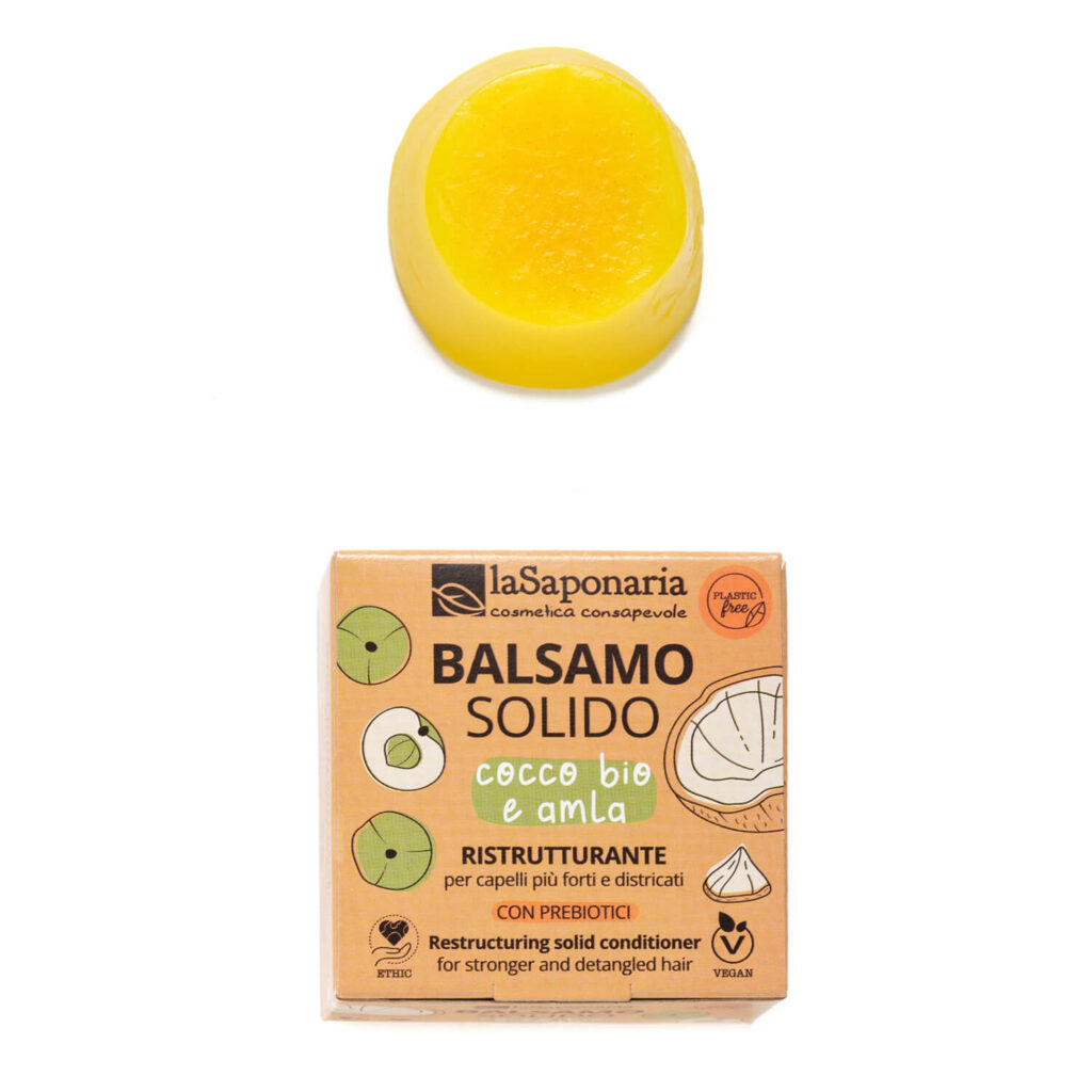 La Saponaria Balsamo Solido Ristrutturante 40gr