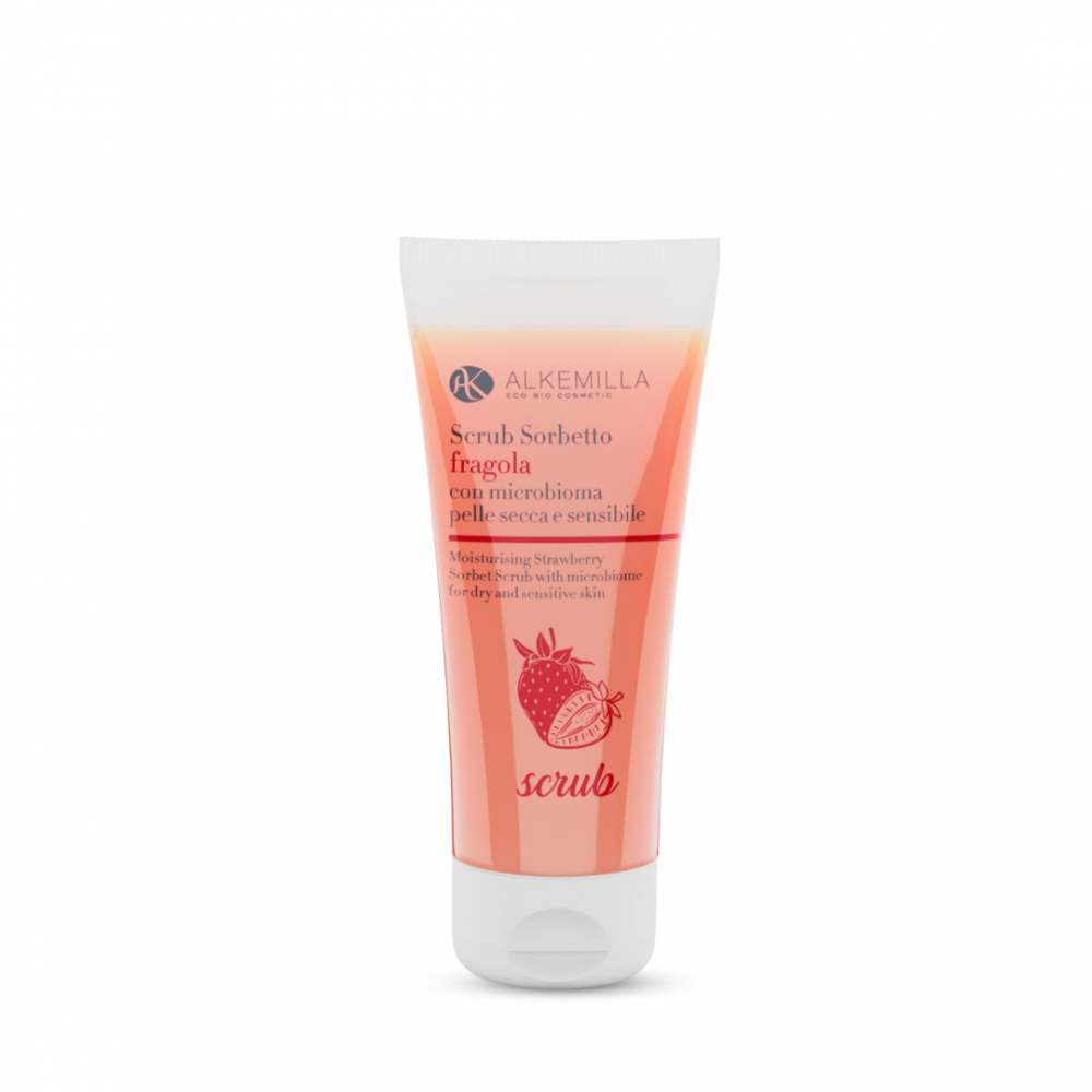 Alkemilla Scrub Viso Sorbetto alla Fragola