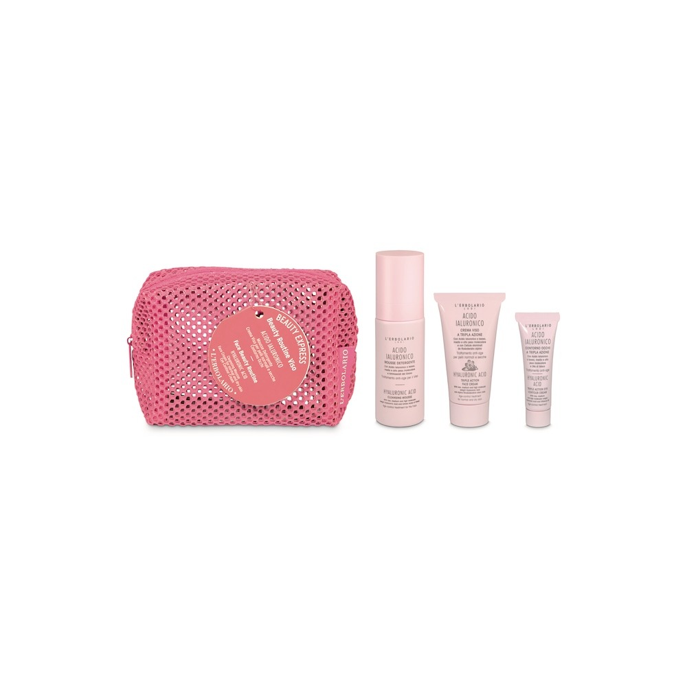 L'erbolario BEAUTY EXPRESS Beauty Routine Viso + Pochette