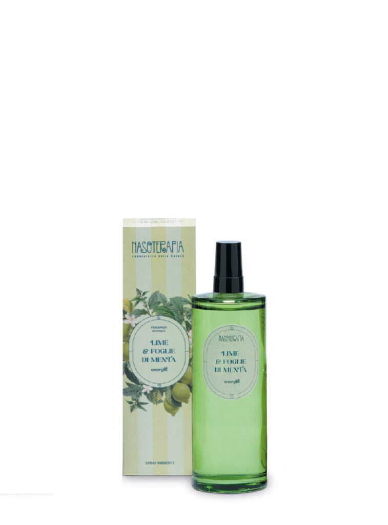 Nasoterapia Spray Ambienti e Tessuti 100 ml Lime e foglie di Menta