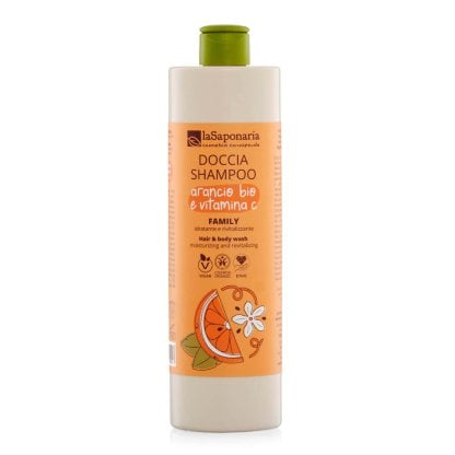 La Saponaria Doccia Shampoo Family - Arancio Bio e Vitamina C 500 ml