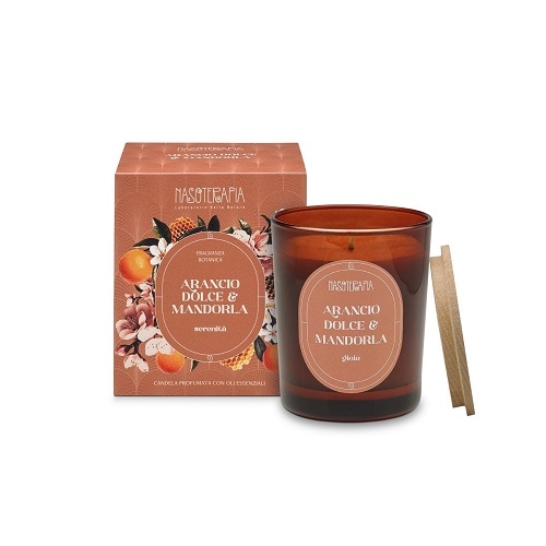 Nasoterapia Candela Profumata 180 g ARANCIO DOLCE E MANDORLA