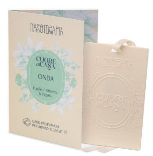 Nasoterapia Card Profumata ONDA DI FOGLIE DI VIOLETTA E ZAGARA