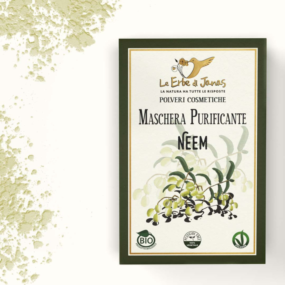 Le Erbe di Janas Maschera Purificante al Neem BIO - 100 gr
