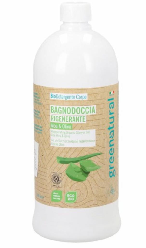 Green Natural Bagnodoccia Aloe e Olivo - 1 Litro