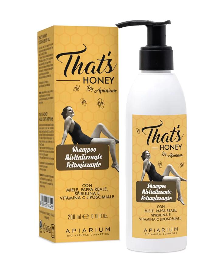 Apiarium Shampoo Rivitalizzante Volumizzante That's Honey
