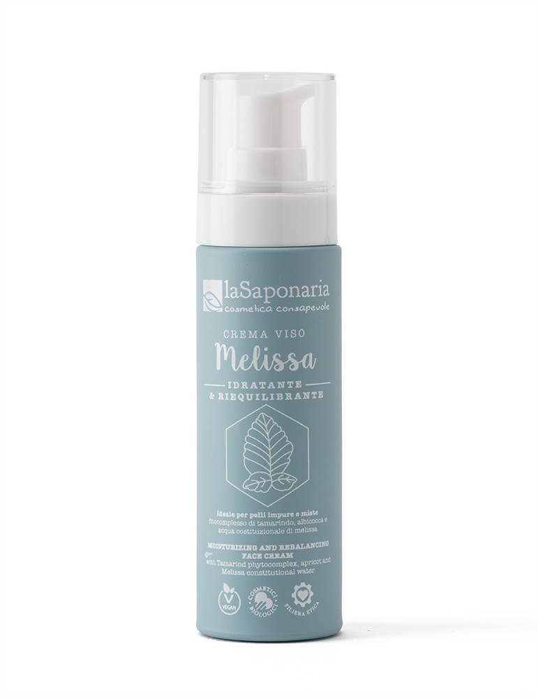 La Saponaria Crema Viso idratante Melissa 50ml