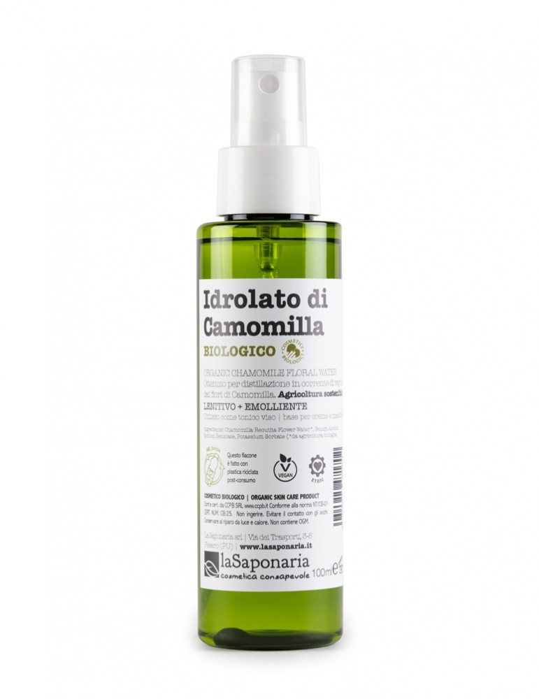 La Saponaria Idrolato di Camomilla Spray Bio 100ml