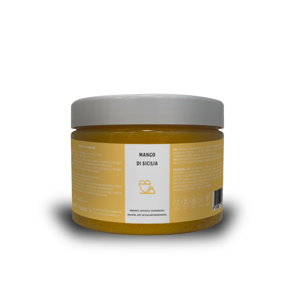 Ellethic GRANITA Scrub Corpo Effetto Freddo Mango 500 gr