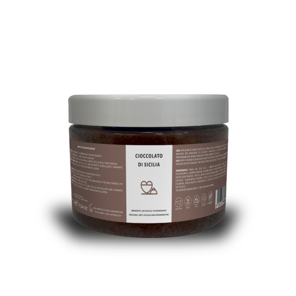 Ellethic GRANITA Scrub Corpo Effetto Freddo Cioccolato 500 gr