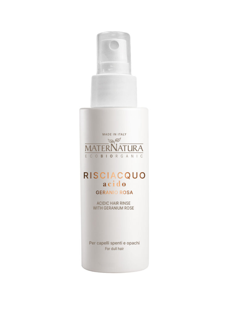 Maternatura Risciacquo Acido capelli al Geranio rosa 150ml