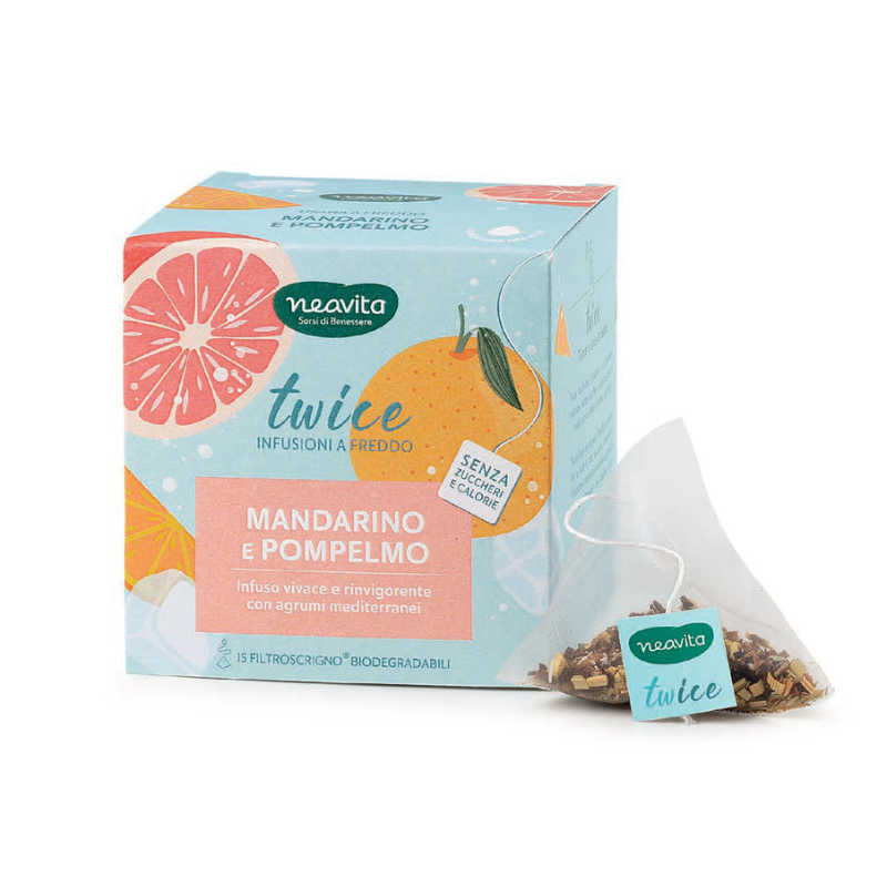 Neavita Infuso Twice Mandarino e Pompelmo Filtroscrigno