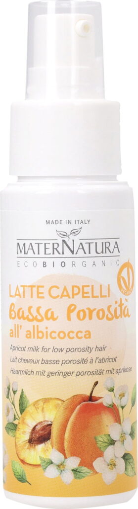 Maternatura Latte capelli bassa porosità all'albicocca 50ml