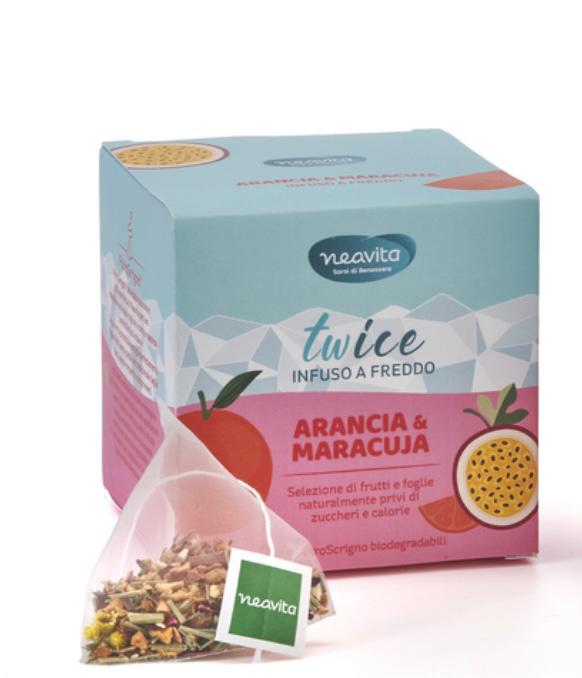 Neavita Infuso Twice Arancia e Maracuja FiltroScrigno