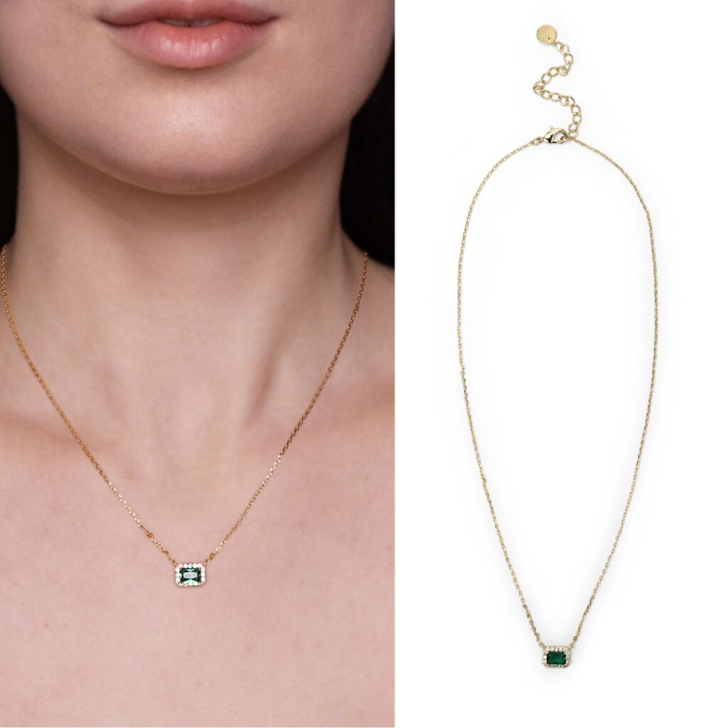 Veramè Collana Anastasia Oro Verde