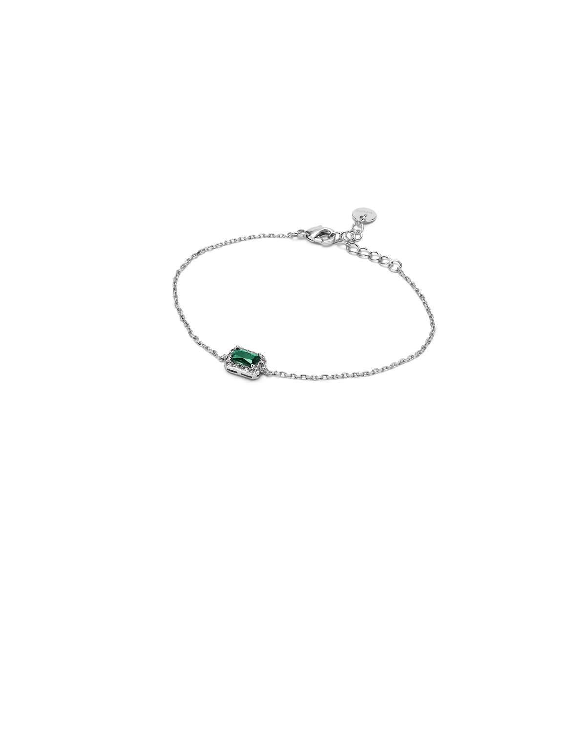 Veramè Bracciale Anastasia Argento Verde