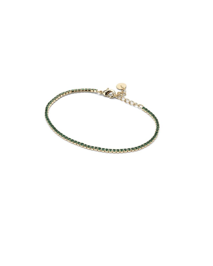 Veramè Bracciale Tennis Veronica Oro Verde