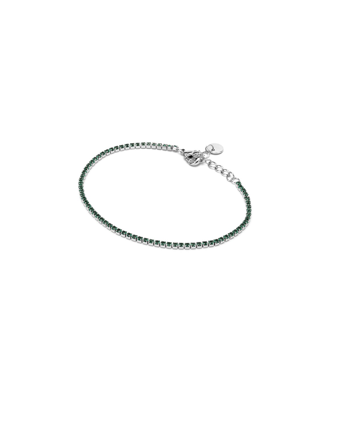 Veramè Bracciale Tennis Veronica Argento Verde