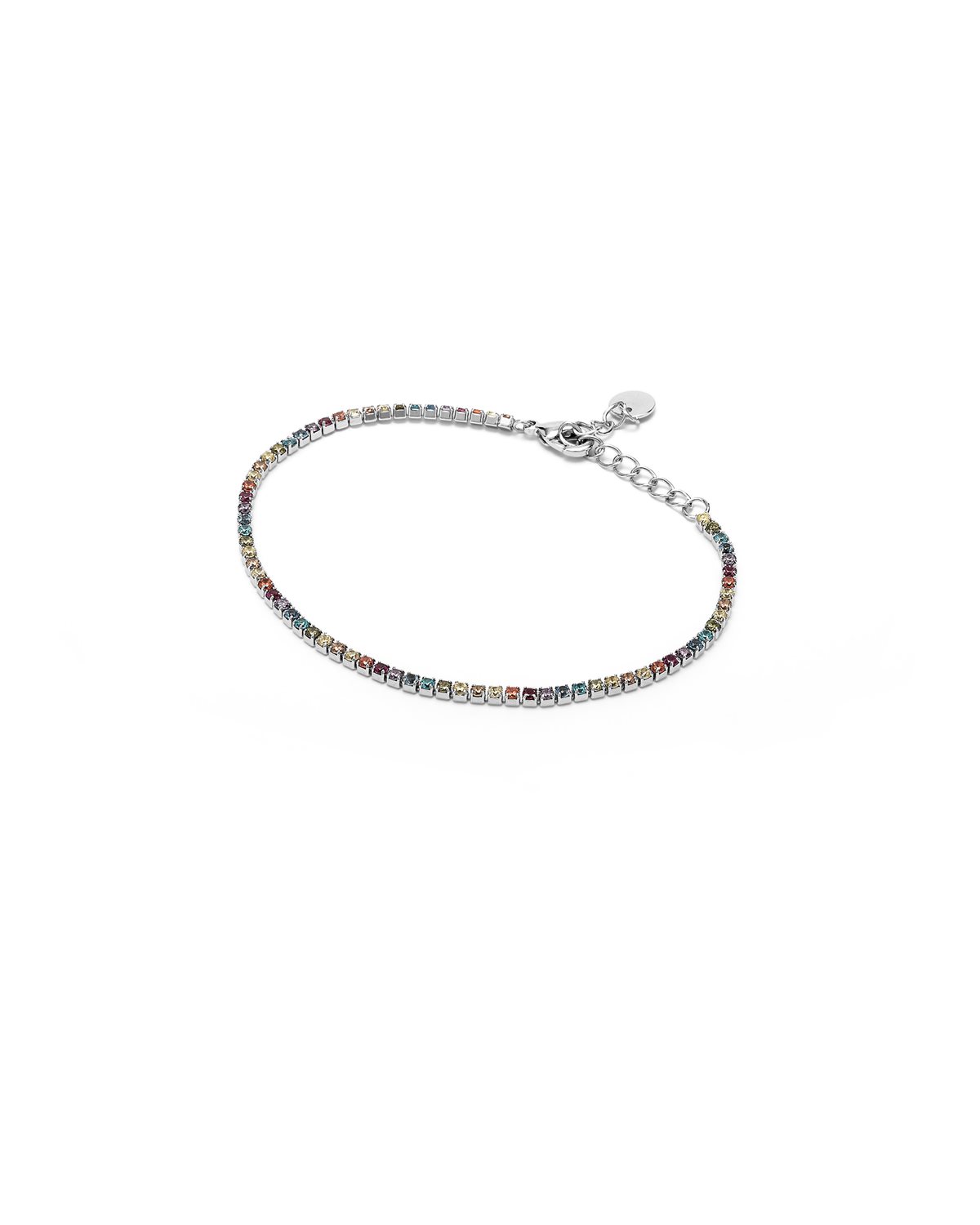Veramè Bracciale Tennis Veronica Argento Multicolor