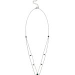 Veramè Collana Claudia Argento Verde