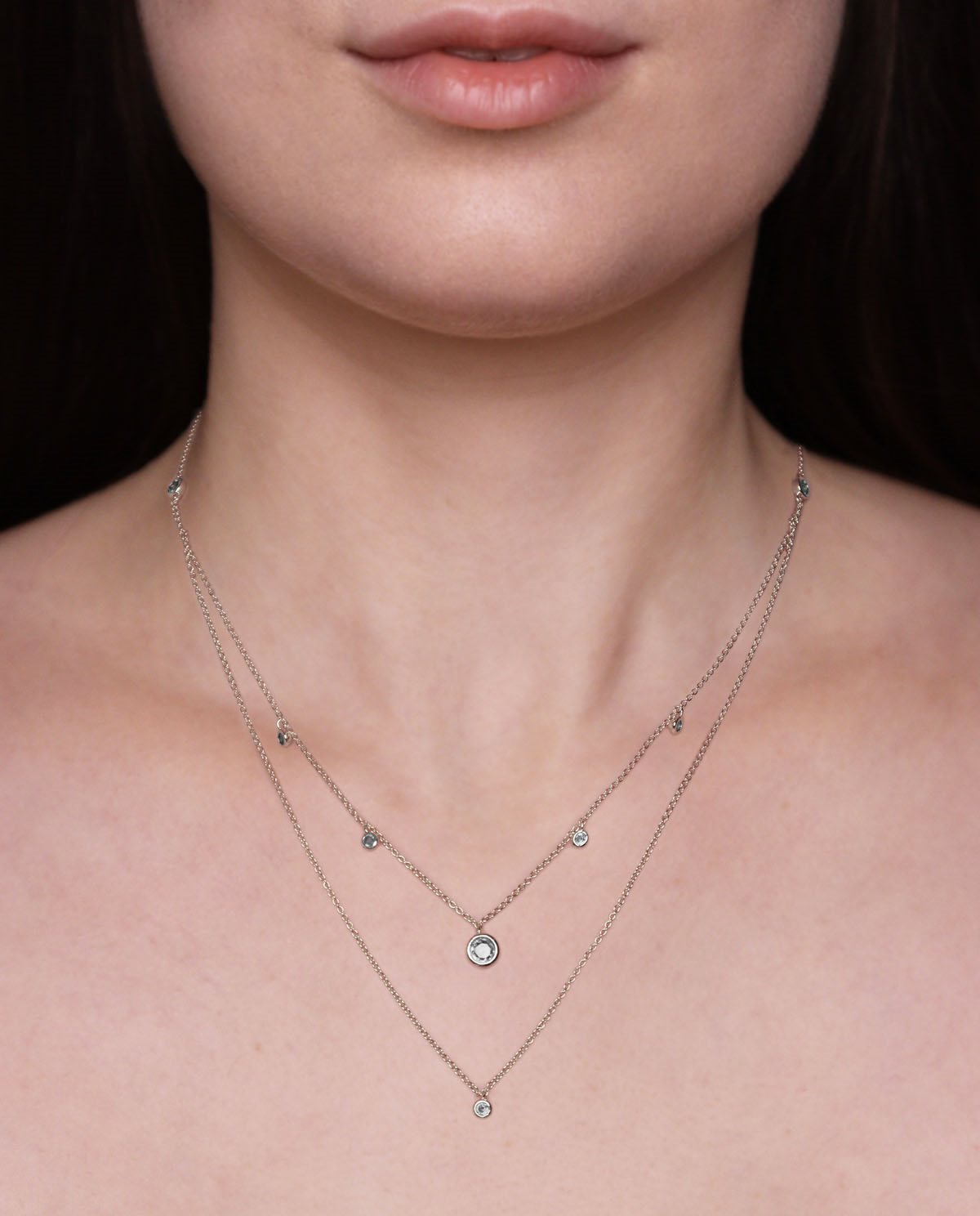 Veramè Collana Claudia Argento Bianco