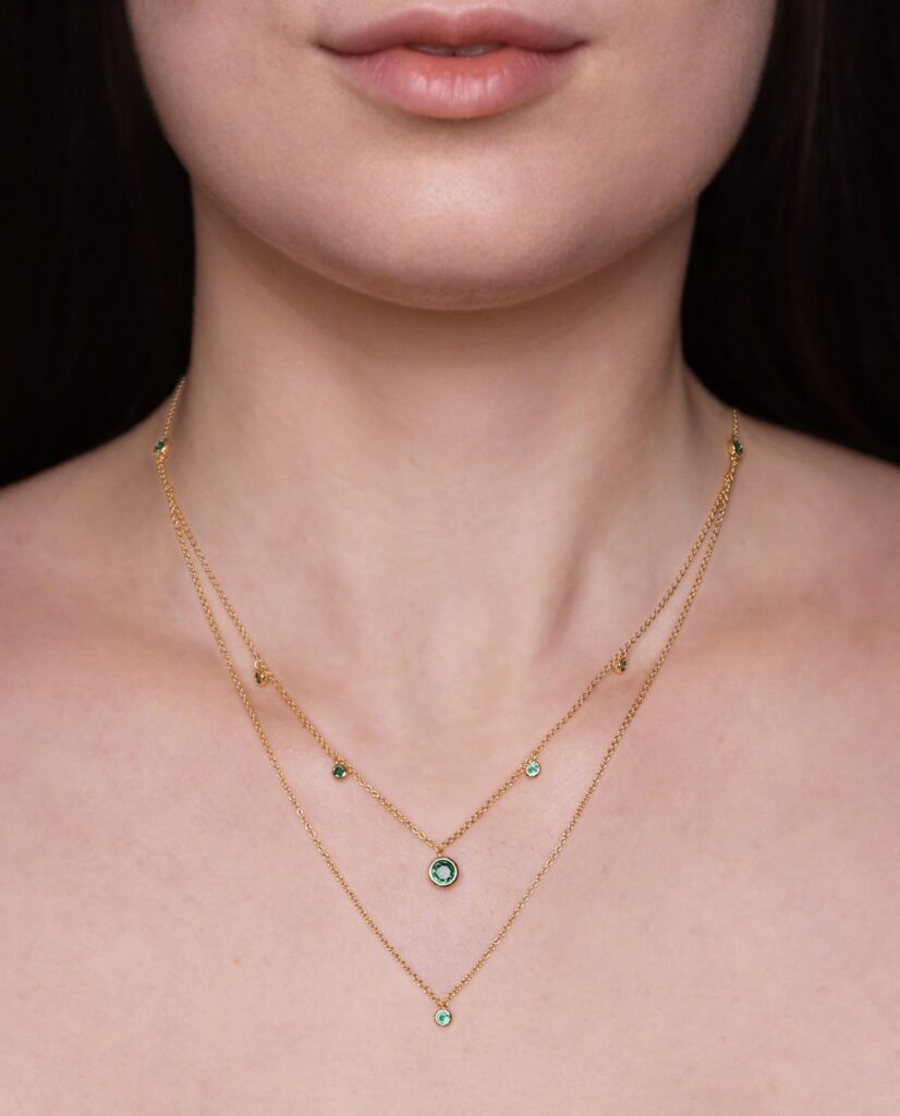 Veramè Collana Claudia Oro Verde