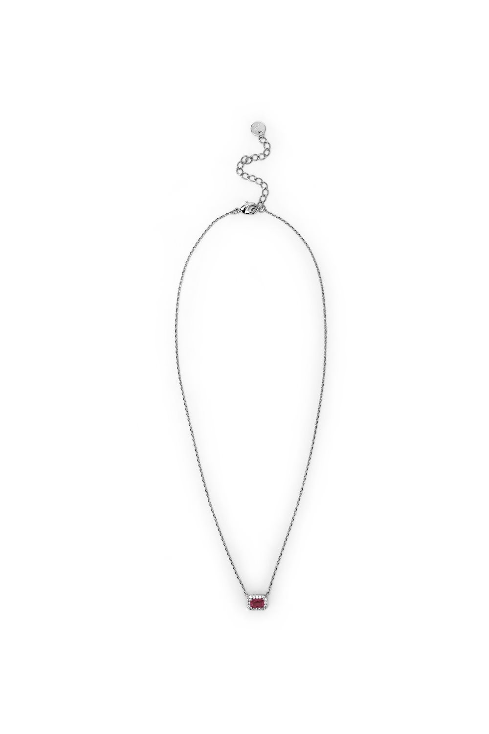 Veramè Collana Anastasia Argento Rosso