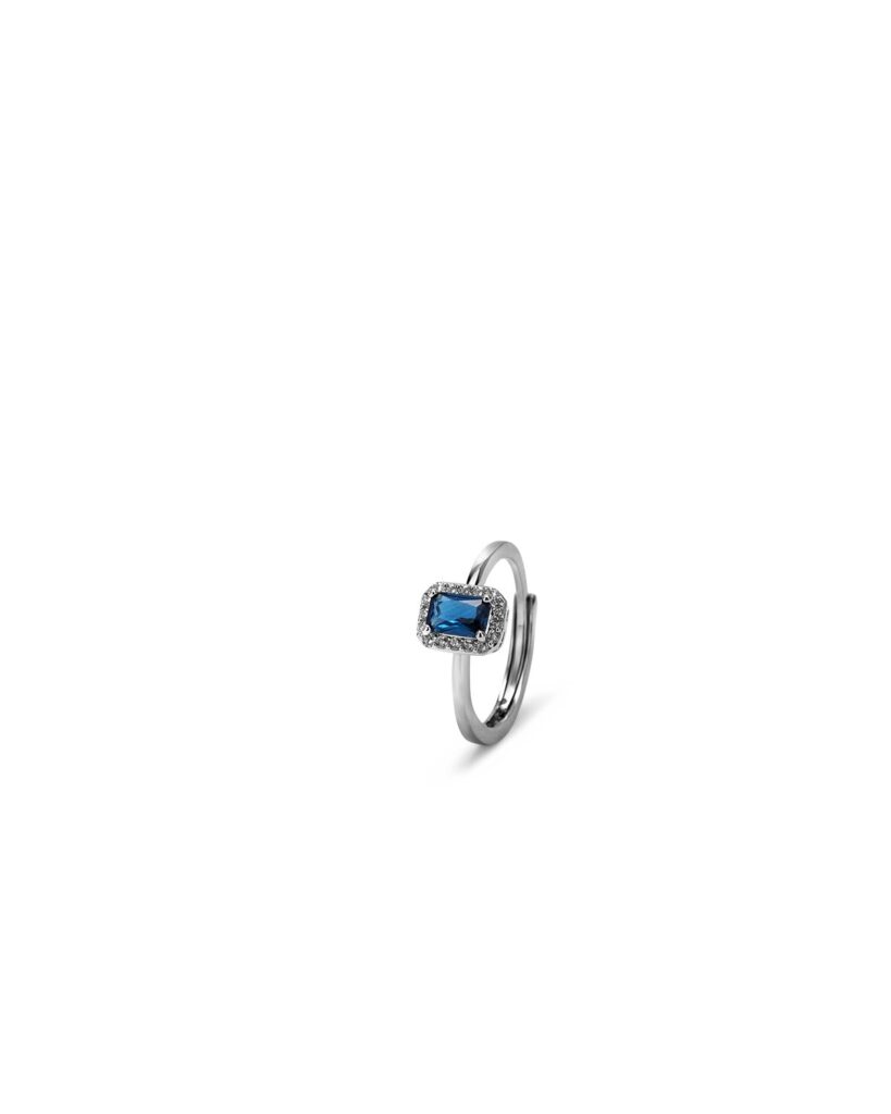 Veramé Anello Anastasia Argento Blu