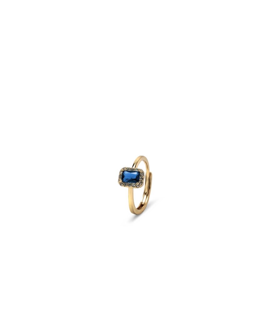 Veramé Anello Anastasia Oro Blu