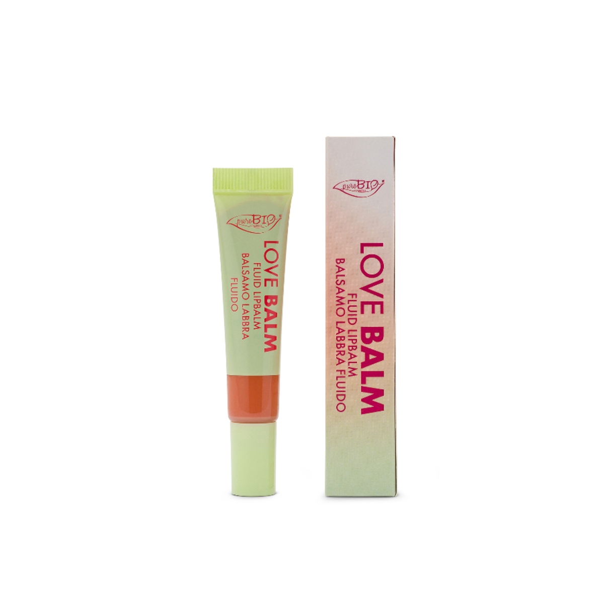 Purobio Love Balm - Fluid Lip Balm 02 Albicocca