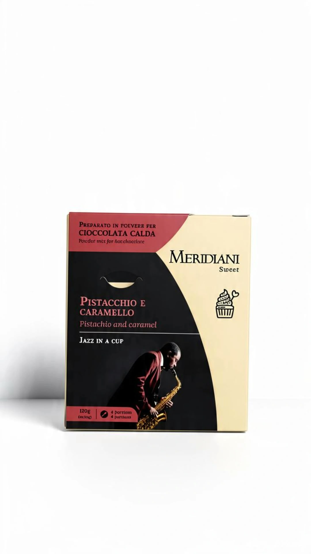 Meridiani Cioccolata Calda Jazz in Tazza - Pistacchio e Caramello