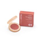 Purobio Velvet Touch Compact Blush 01 - Nude Rosato