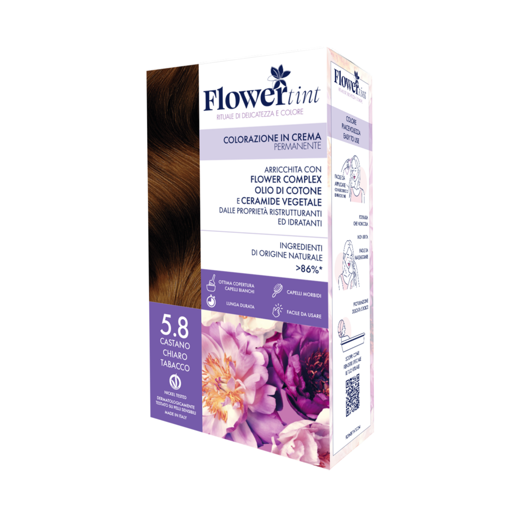 Flower Tint Colorazione Permanente 5.8 castano chiaro tabacco