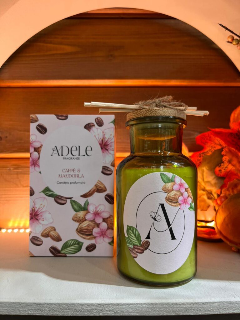 Adele - CAFFè E MANDORLA Candela 200 gr